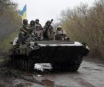 Ukraińscy żołnierze w okolicach Izjumu, miasteczka o strategicznym znaczeniu