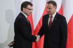 Minister Zbigniew Ziobro i prezydent Andrzej Duda mają odmienną wizję reformy sądownictwa