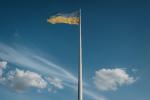 Ukraińska flaga wciąż powiewa nad Kramatorskiem