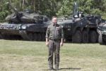 Andrzej Duda (na zdj. podczas ćwiczeń Dragon-19) zabiega o stałe bazy wojsk sojuszniczych w Polsce