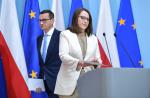 Nowa minister finansów Magdalena Rzeczkowska i premier Mateusz Morawiecki pracują nad tzw. pakietem oszczędnościowym