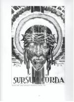 Kopia grafiki „Sursum Corda”, studium wykonanego na podstawie wizerunku jednego ze skatowanych więźniów Pawiaka
