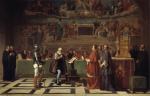 „Galileusz przed Świętym Oficjum w Watykanie” – obraz Josepha Nicolasa Robert-Fleury’ego z 1847 r.