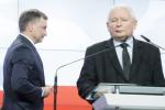 Jarosław Kaczyński i Zbigniew Ziobro nie mają powodów do zadowolenia, czytając kolejne sondaże