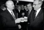 Michaił Gorbaczow na spotkaniu w redakcji tygodnika 