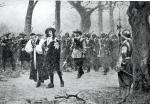 30 stycznia 1649 r. żołnierze odprowadzili króla Karola I Stuarta do Whitehall, gdzie kat ściął mu głowę