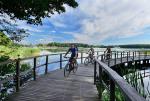 Trasa rowerowa wokół jeziora Ukiel