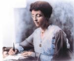 Lucy Maud Montgomery (1874–1942) – kanadyjska pisarka, autorka m.in. cyklu powieściowego „Ania z Zielonego Wzgórza”