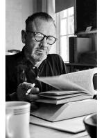 John Steinbeck przy pracy, 1958 r.