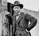 Ulysses Simpson Grant (1822–1885) – 18. prezydent Stanów Zjednoczonych w latach 1869–1877. Na zdjęciu: generał Grant podczas wojny secesyjnej. Bitwa pod Cold Harbor, 1864 r.