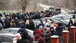Pogrzeb jednej z ofiar tragedii w Przewodowie, 20 listopada 2022 r. W sieci wiele było głosów, by domagać się przeprosin od Kijowa