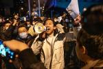 Poniedziałkowe protesty w Pekinie