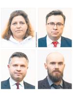 Prof. Joanna Tyrowicz, Jakub Borowski, Piotr Bujak, Marcin Mazurek fot, RObert Gardziński