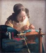 Johannes Vermeer „Koronczarka”, 1666–1668, olej na płótnie