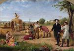 „Waszyngton jako farmer w Mount Vernon”, obraz Juniusa Brutusa Stearnsa z 1851 r.