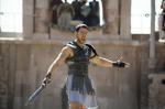 Kadr z filmu „Gladiator” (2000 r.) Ridleya Scotta. Maximusa Decimusa Meridiusa zagrał Russell Crowe
