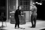 Krzysztof Warlikowski i Ludovic Tézier na próbie „Hamleta”