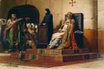 „Trupi synod”, czyli pośmiertny sąd nad papieżem Formozusem zwołany w 897 r. w Rzymie przez papieża Stefana VI, obraz Jeana- -Paula Laurensa z 1870 r.