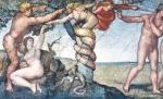 Michał Anioł, „Upadek i wygnanie z raju” (1509–1510) – fresk z Kaplicy Sykstyńskiej
