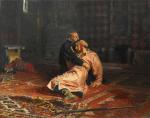 „Car Iwan Groźny i jego syn Iwan 16 listopada 1581 roku” – obraz Ilji Riepina z 1885 r. przedstawiający zabójstwo carewicza