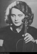 Grażyna Bacewicz w 1935 roku, gdy skomponowała Sinfoniettę