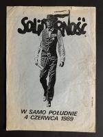 Licytowany będzie sławny plakat wyborczy Tomasza Sarneckiego