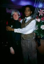 Andy Warhol i Jean-Michel Basquiat, zdjęcie Volkera Hinza