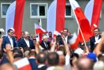 Sobotni wiec w Bogatyni był manifestacją jedności obozu władzy