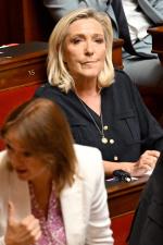 Jeżeli teraz odbyłyby się wybory prezydenckie, to Marine Le Pen by wygrała z Emmanuelem Macronem Emmanuel DUNAND/AFP