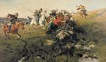 Józef Brandt, „Potyczka Kozaków z Tatarami”, obraz z ok. 1890 r.