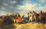 „Spotkanie Jana III Sobieskiego z cesarzem Leopoldem I pod Schwechat” – obraz Artura Grottgera z 1859 r.
