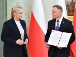 Minister Katarzyna Sójka i prezydent Andrzej Duda są przeciwko liberalizacji prawa aborcyjnego