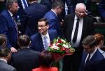 Mateusz Morawiecki może zrezygnować z wygłaszania exposé i nic mu za to nie grozi. Na zdjęciu premier po wygłoszeniu exposé w listopadzie 2019 r.