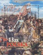 Poczta Polska wydała znaczek z okazji 340-lecia odsieczy pod Wiedniem (na zdjęciu wersja z perforacją)