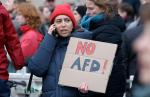 Niedzielny protest przeciwników Alternatywy dla Niemiec w centrum Berlina