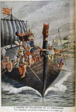 Wikingowie na zamorskie podboje wyruszali w tzw. drakkarach (langskipach)