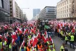 To był największy od kilku lat protest rolników na ulicach Warszawy