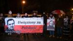 Demonstracja w obronie Andrzeja Poczobuta, Białystok, 22 grudnia 2023 r. To był 1002. dzień od jego uwięzienia