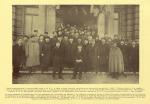 Rząd Demokratycznej Republiki Azerbejdżanu wraz z uczestnikami rautu w Ministerstwie Spraw Zagranicznych z okazji uznania państwa przez mocarstwa europejskie. Baku, 1920 r.