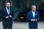 Donald Tusk i Władysław Kosiniak- -Kamysz w ostatnich dniach mierzą się z kryzysem na granicy