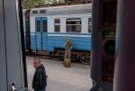 Większość Ukraińców nie chce zawierać żadnych porozumień z Rosją. Na zdjęciu: stacja kolejowa w Słowiańsku w obwodzie donieckim, niedaleko linii frontu