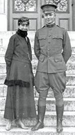 Mamie i Dwight Eisenhowerowie (San Antonio, 1916 r. )