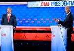 W debacie prezydenckiej Donald Trump (z lewej) kłamał co 3 minuty – ocenił „New York Times”