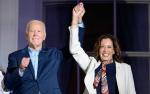 Prezydent USA Joe Biden oficjalnie poparł kandydaturę wiceprezydent Kamali Harris. Demokraci mają nadzieję, że to ona zostanie w listopadzie wybrana na prezydenta. Fot. Mandel NGAN/afp