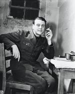 Otto Skorzeny (1908–1975) – austriacki oficer niemieckich jednostek SS, dowódca kilku operacji komandosów. Na zdjęciu: Otto Skorzeny jako świadek podczas procesów norymberskich, listopad 1945 r.