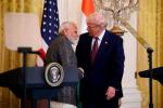 Premier Indii Narendra Modi i prezydent Donald Trump jeszcze jako sojusznicy, którzy się rozumieją i wspierają