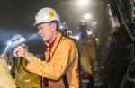 Były prezes JSW Ryszard Janta podczas wizyty w kopalni Budryk