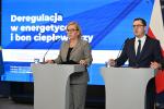 Paulina Hennig-Kloska, minister klimatu i środowiska, oraz Miłosz Motyka, minister energii