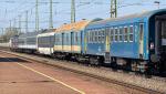 Pociąg Intercity do miasta Békéscsaba na wschodnich Węgrzech