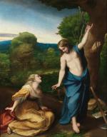 Obraz olejny Antonia Allegri da Correggio z ok. 1525 r. zatytułowany „Noli me tangere”. Zmartwychwstały Jezus ukazuje się Marii Magdalenie i prosi, aby go nie dotykała